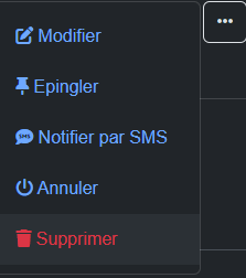 Envoi par sms